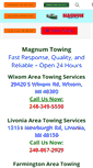 Mobile Screenshot of magnumtowinginc.com